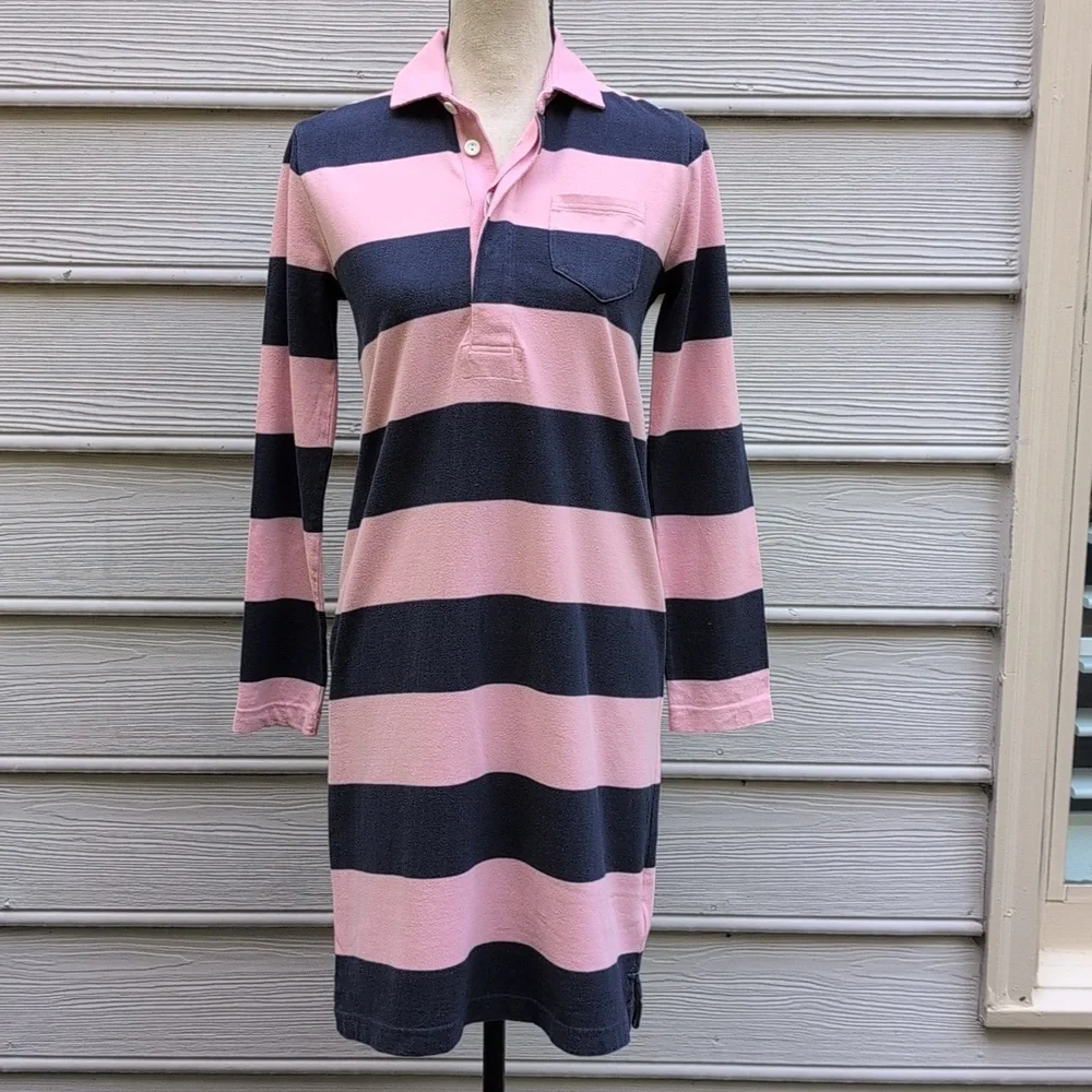 NWT J. Crew Striped Polo Dress | J. Crew Rugby Dress J. Crew Collared Dress